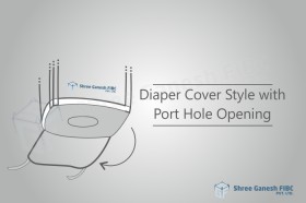 Diaper Cover with Port Hole Opening